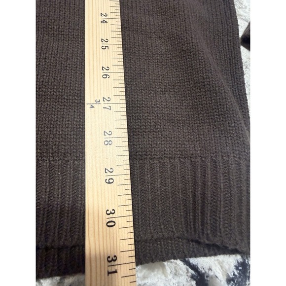 Vintage South Pole Turtleneck Sweater Mens Med Brown Skate Hip Hop Y2K - Picture 10 of 10